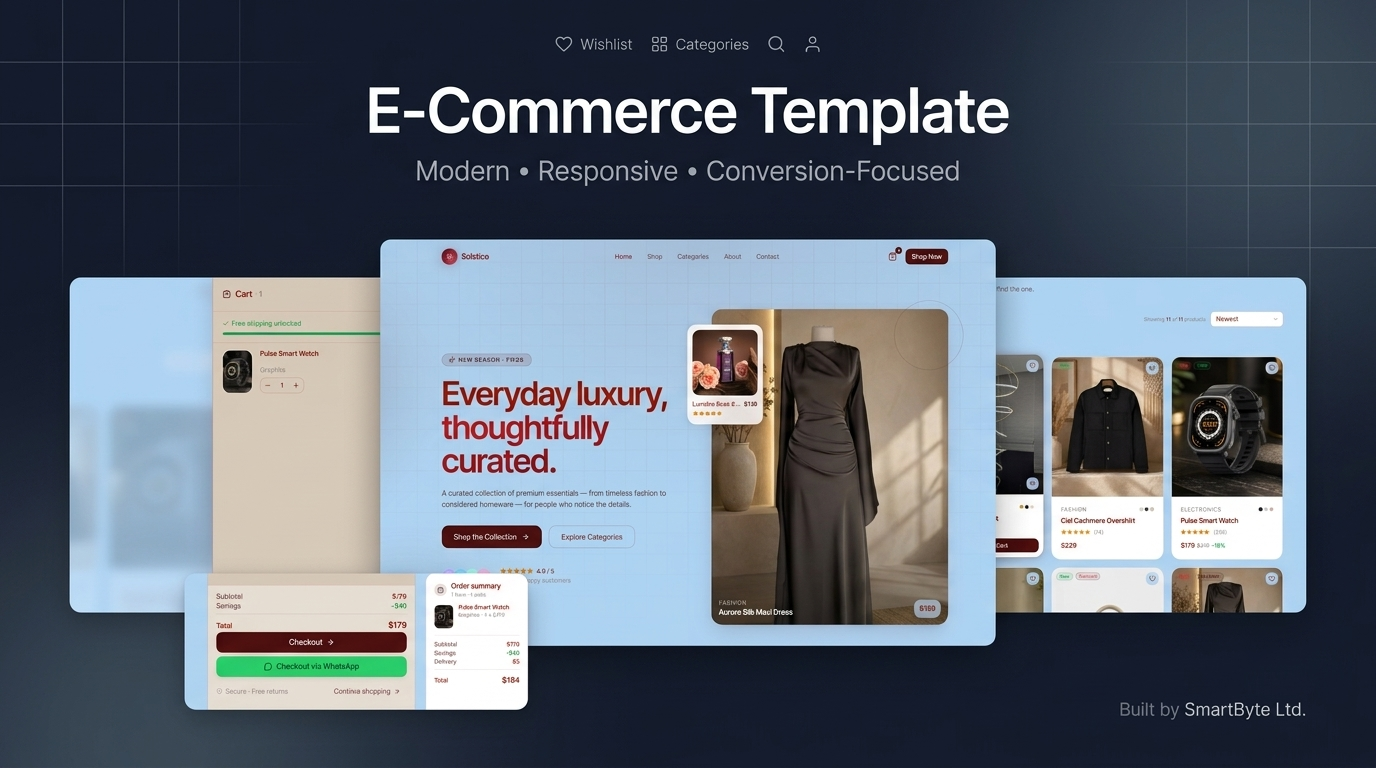 SmartByte Ecommerce Template